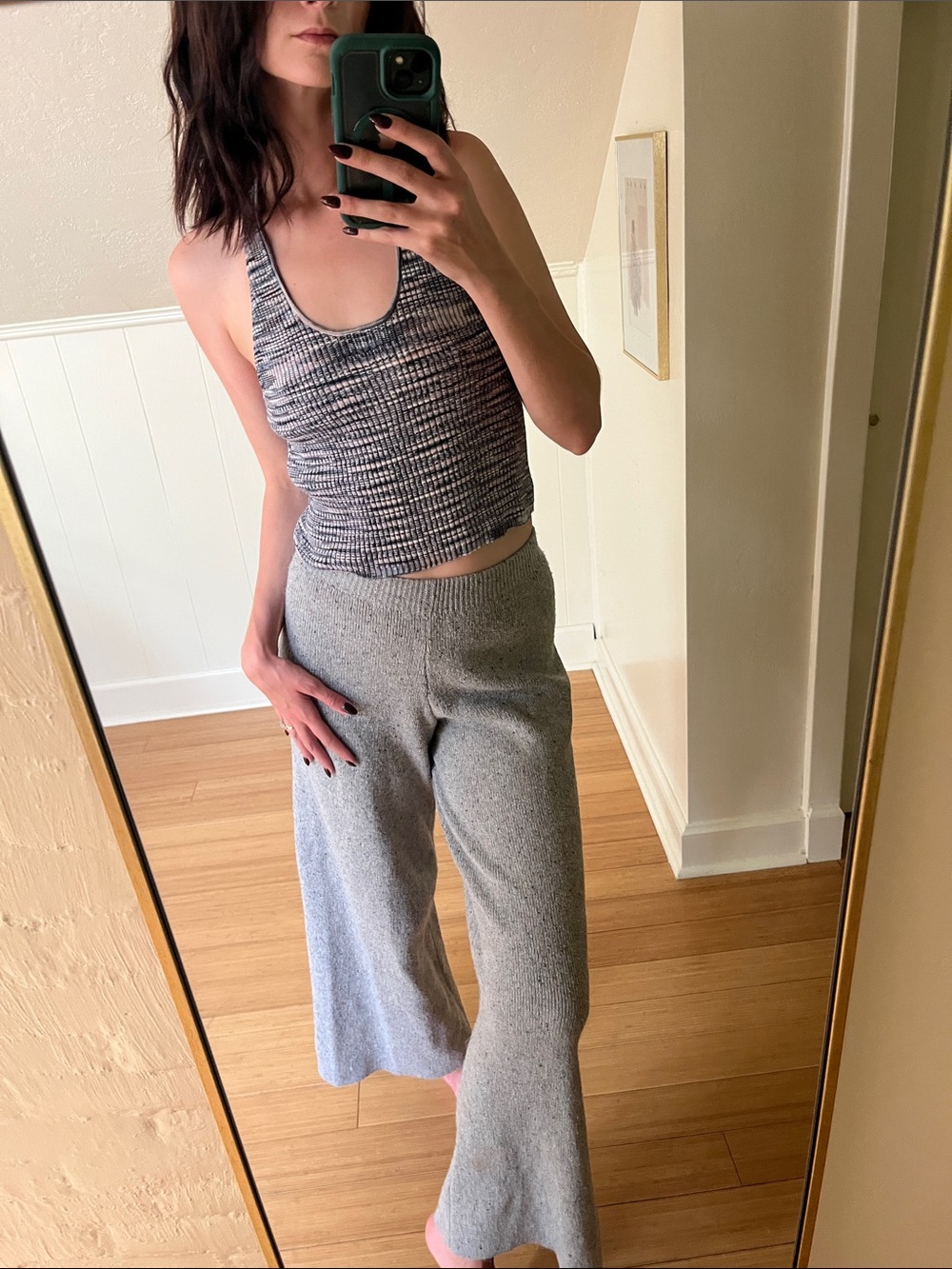 Abound Gray MultiColor Halterneck